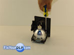 METAL LAMP HOLDER & OSRAM E22r 180W 1.0 (3.5kV) AC Lamp
